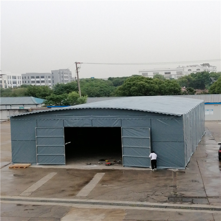物流仓库雨蓬_海晟蓬业生产(图4)